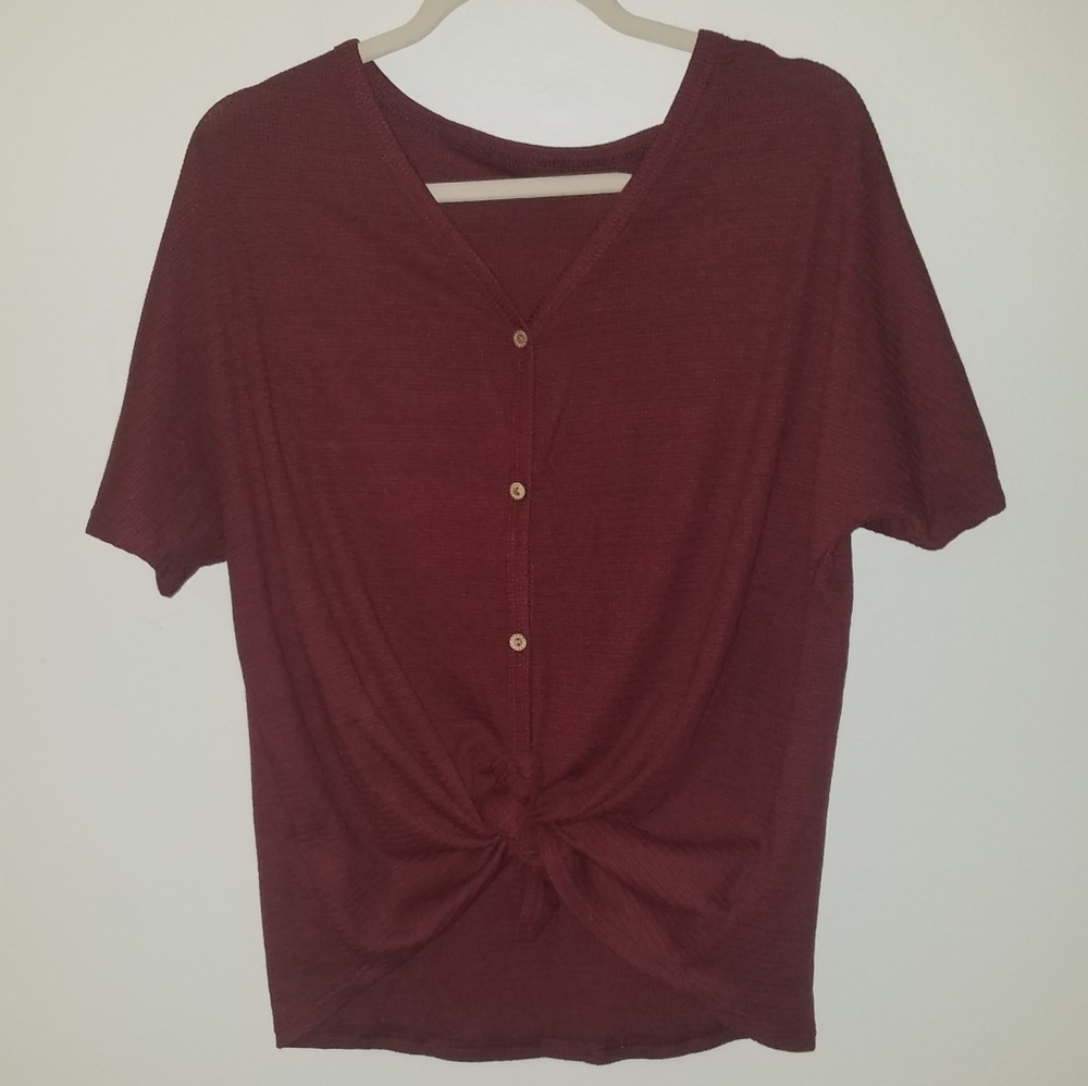 Burgandy Shirt